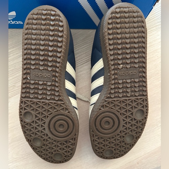 Adidas Samba Navy and White Shoes - Picture 4 of 5